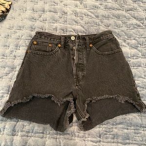Abercrombie and Fitch high-rise 4 inch Jean shorts